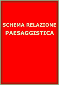 Schema Relazione Paesaggistica